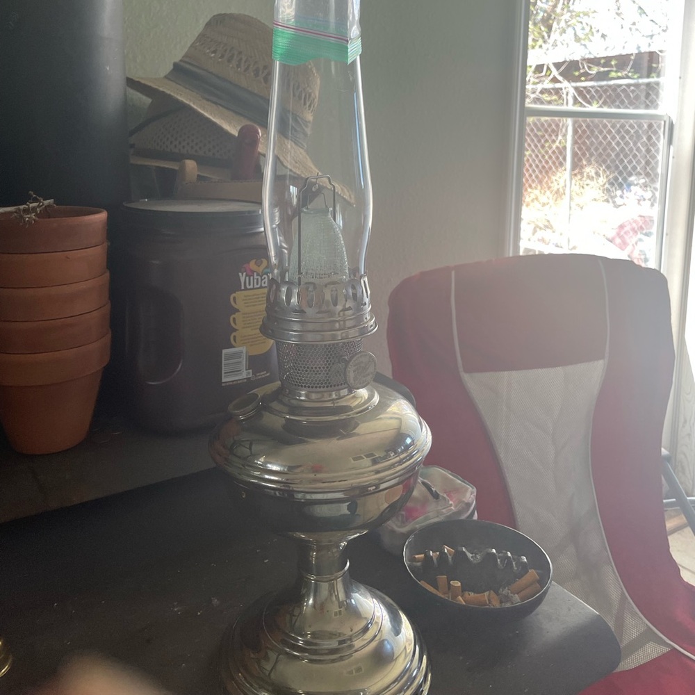 Aladdin oil lamp